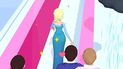 ( Frozen Elsa ) Makeover Run 🏃👠💄💎 Levels 140 Android Gameplay/Walkthrough