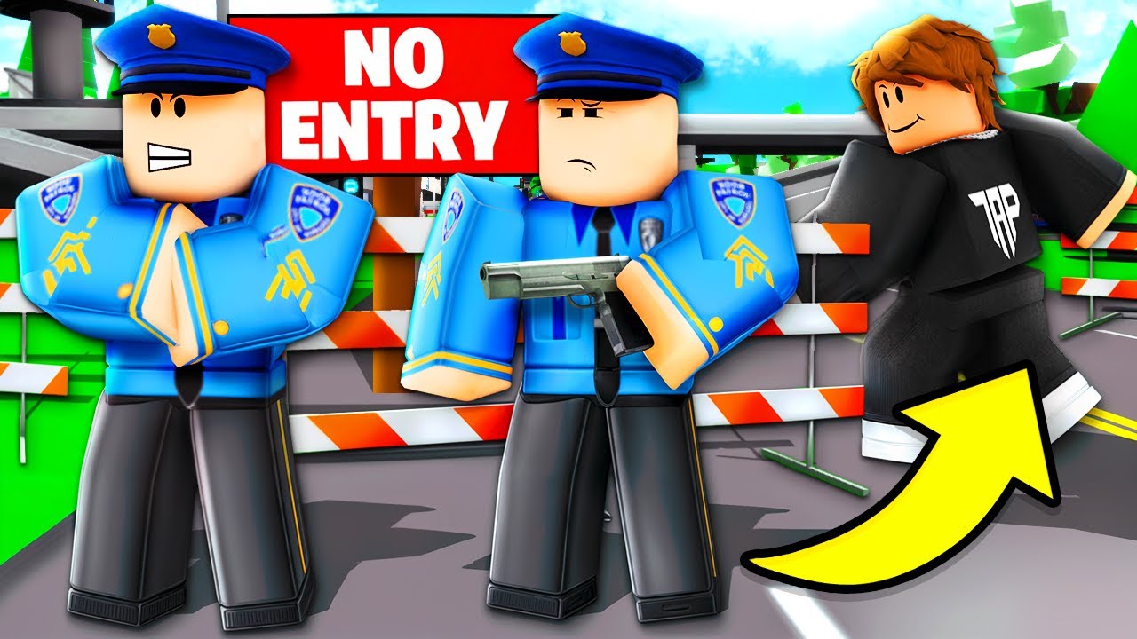 I Crossed BARRICADES for 24 HOURS.. (Brookhaven RP)
