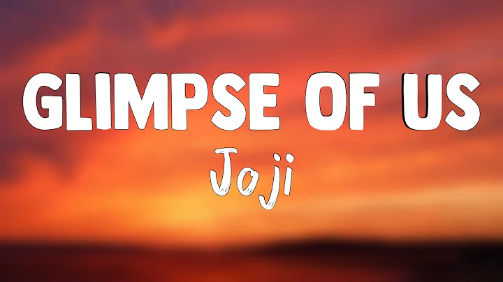 Glimpse Of Us - Joji (Lyrics Video) 🗯