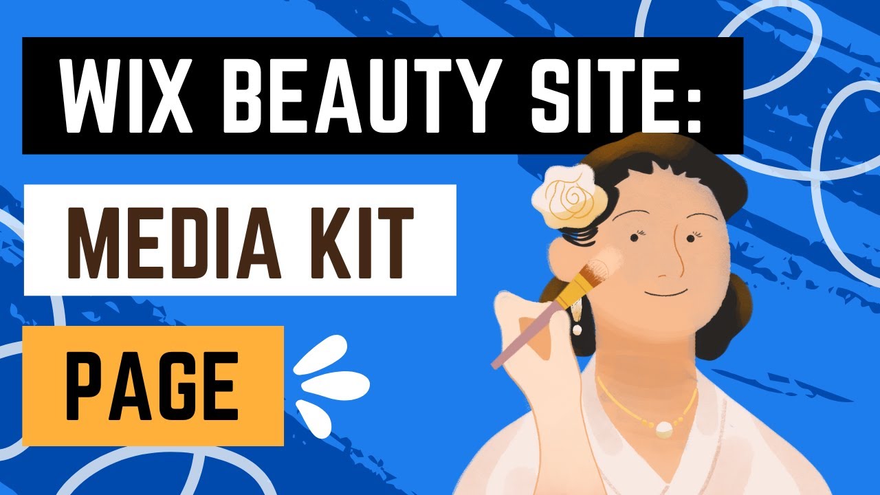 Wix Beauty Influencer Site: Media Kit Page (Add A "Work With Me" Page for Brand Deals)