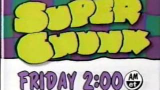 Cartoon Network Super Chunk Smurfs Promo 1995