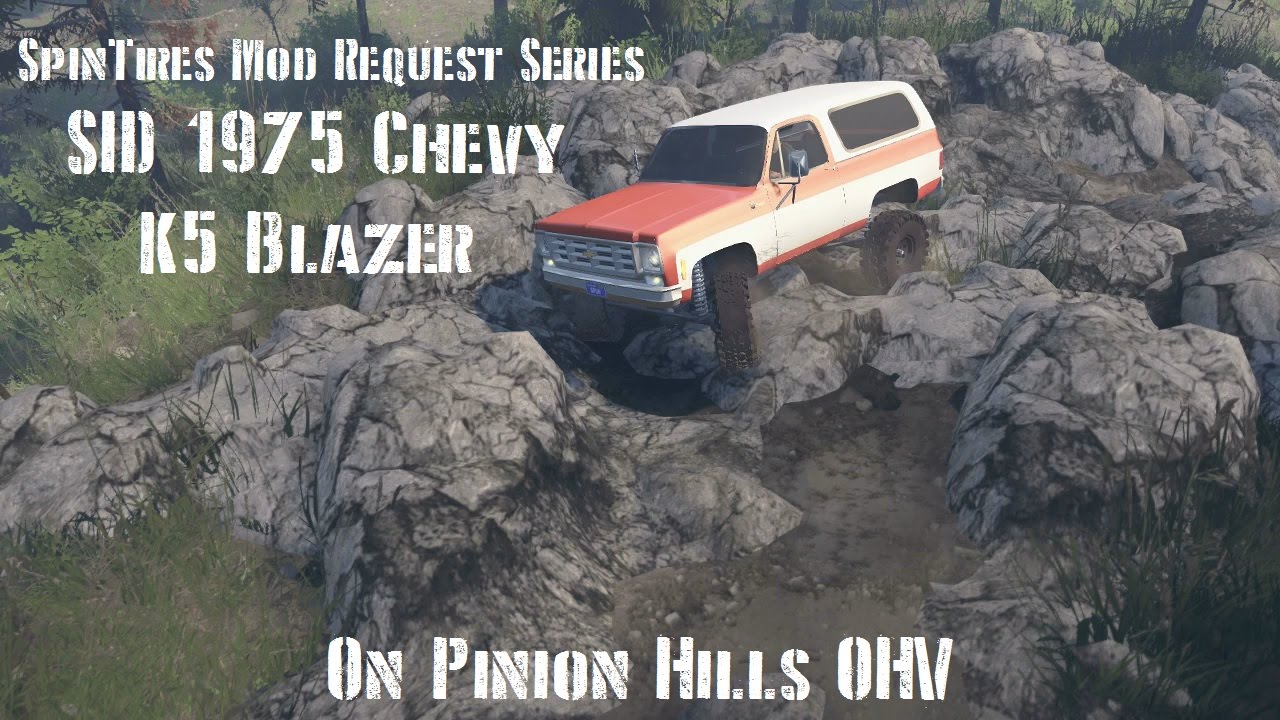 SpinTires Mod Request Series SID 1975 Chevy K5 Blazer (Live Commentary)