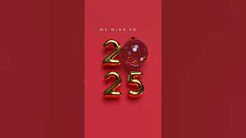 We Wish You A Happy New Year 2025 