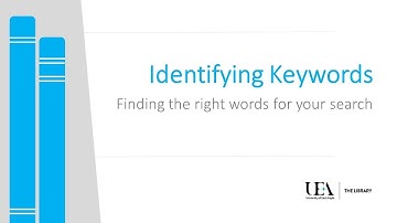 Identifying Keywords: Finding the Right Words For Your Search