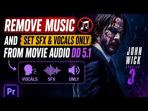 REMOVE MUSIC FROM MOVIE | PREMIER PRO TUTORIAL