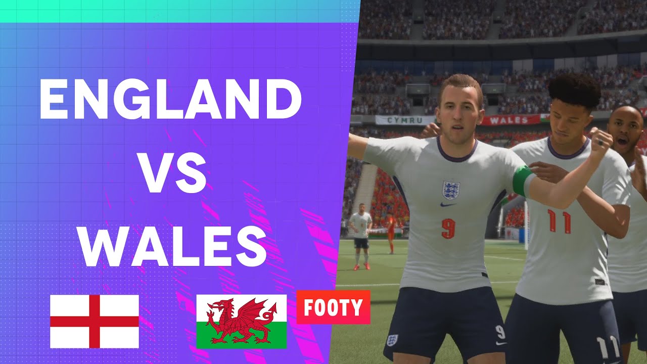 Friendly | England vs Wales | FIFA 21 | 1080p 60fps