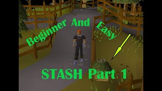 Old School Runescape - STASH Locations (Part 1):  3 Beginner and 13 Easy