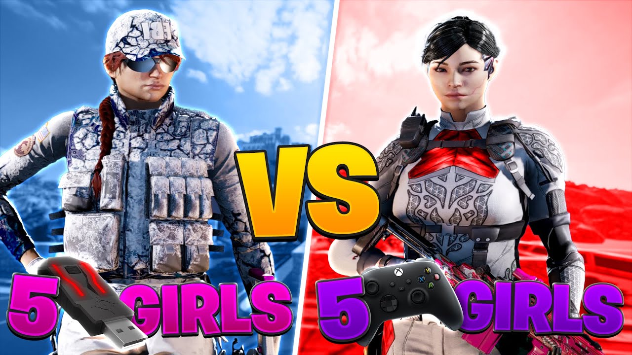 Can 5 MnK E-Girls Beat 5 Controller E-Girls?..Rainbow Six Siege (PT.2)