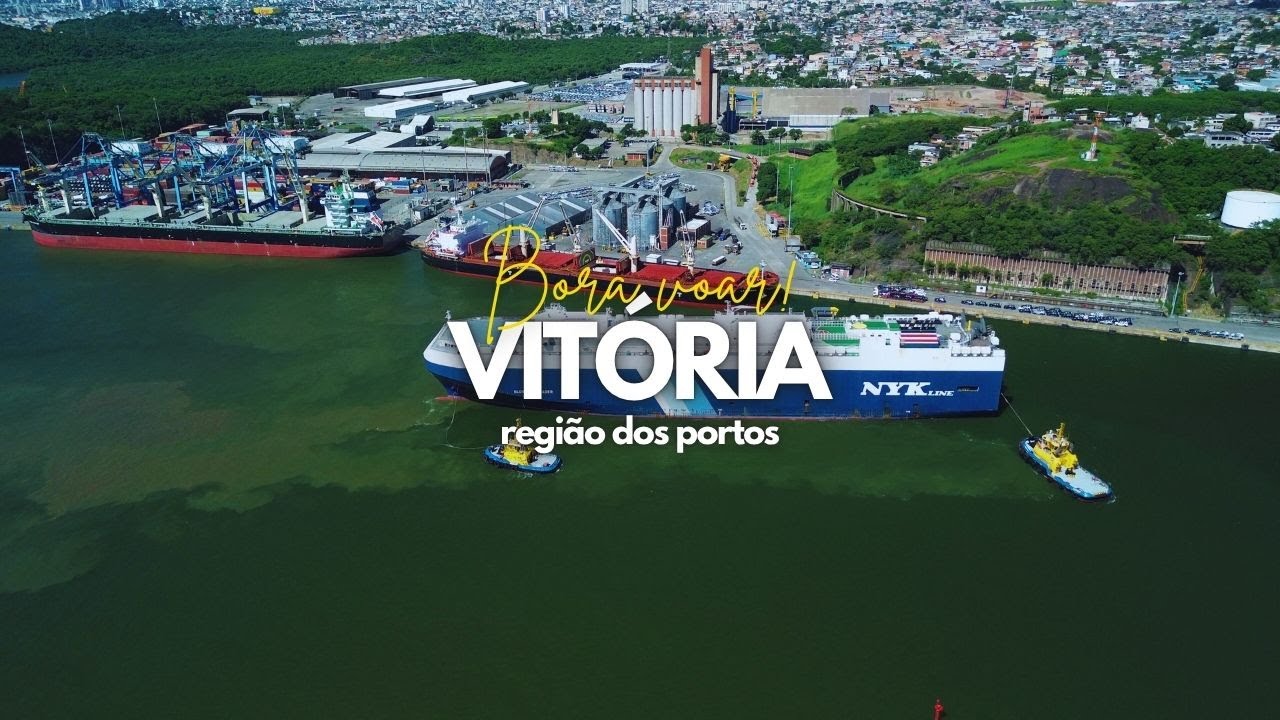 Vitória Vista do Alto 🚁 | Voo de Drone sobre o Porto, Pontes e Patrimônios Históricos ✨