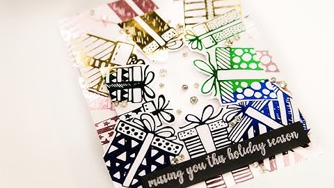 Unity Quick Tip: 3 Tone Foiling Designer Toner Card Front {Gifts A Plenty}