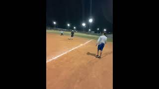 i almost tripped😂😳 #slowpitchsoftball #softball #POVslowpitch #POV #baseballclips