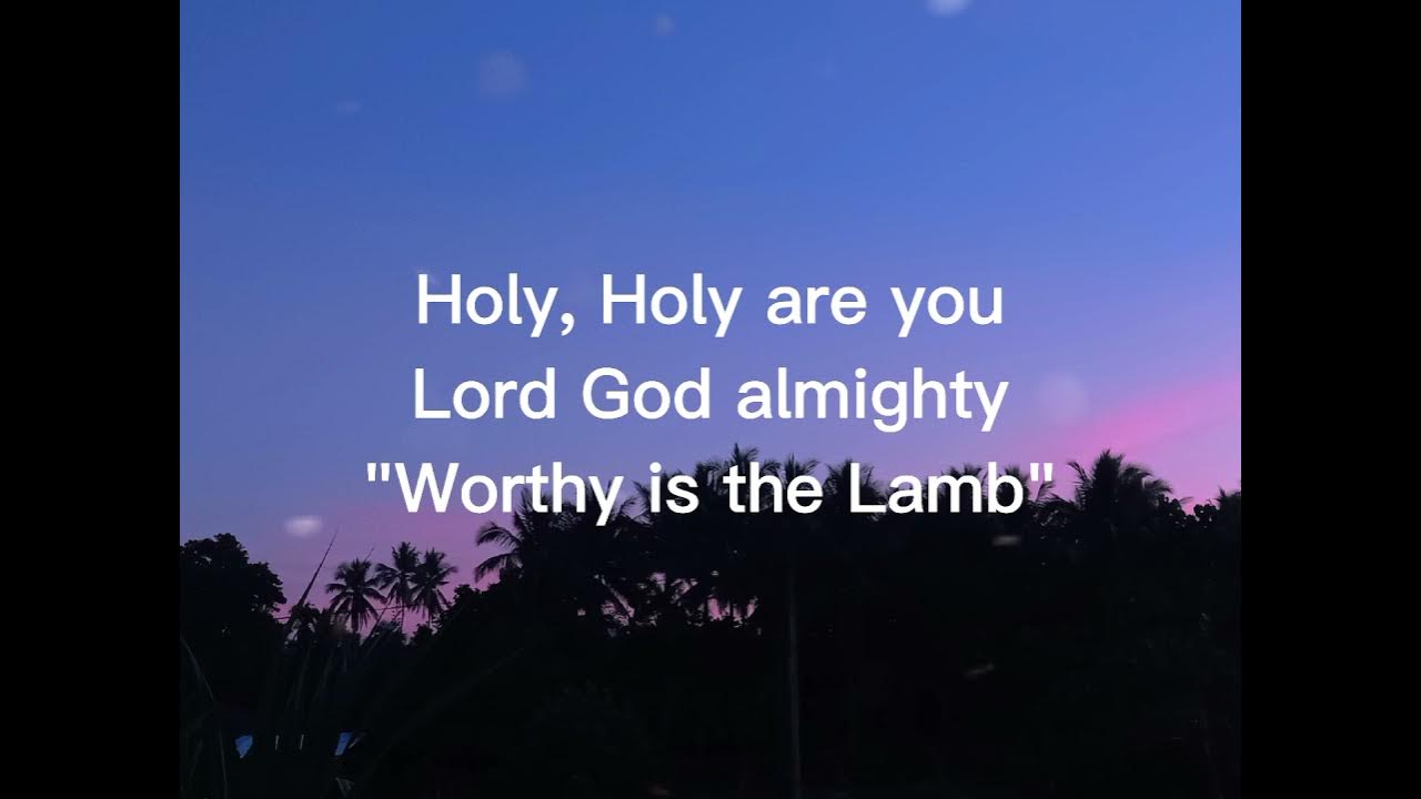 Agnus Dei Worthy Is The Lamb Lyrics Agnus Dei by Michael W Smith with lyrics ( Worthy is the Lamb ) - YouTube