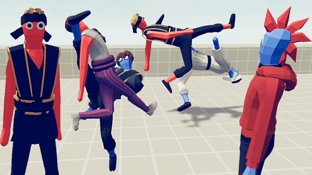 COBRA KAI VS MIYAGI-Do | TABS - Totally Accurate Battle Simulator GAMEPLAY