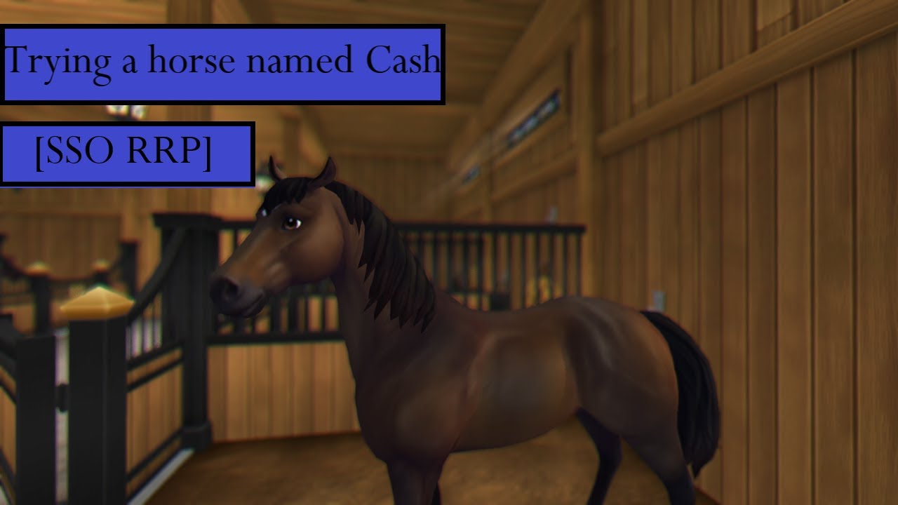 Trying a horse named Cash [SSO RRP] YouTube