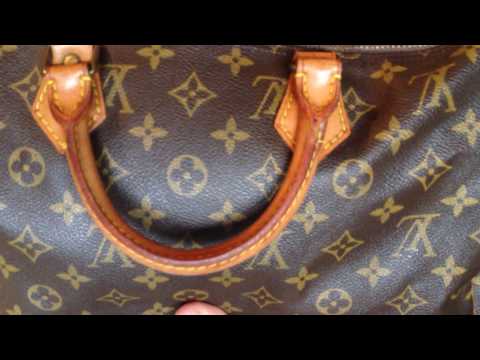 Vintage Louis Vuitton Speedy Leder reinigen und pflegen (1/5