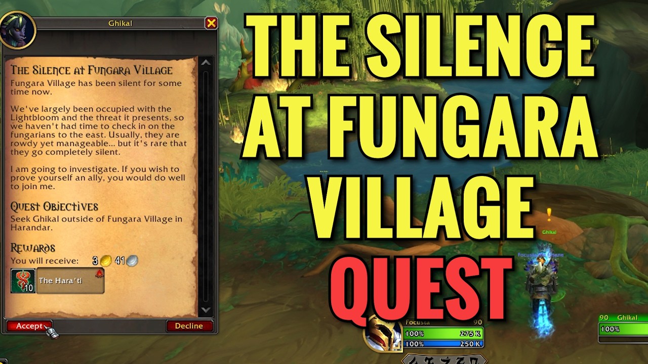 The Silence At Fungara Village Quest (WoW Midnight)