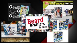 Beard Brothers Breaks 2020 BOWMAN 1ST ED.#1 and #2/ MC #19 Optic/ 2019 Topps Chrome/ BW  Series 1 #3