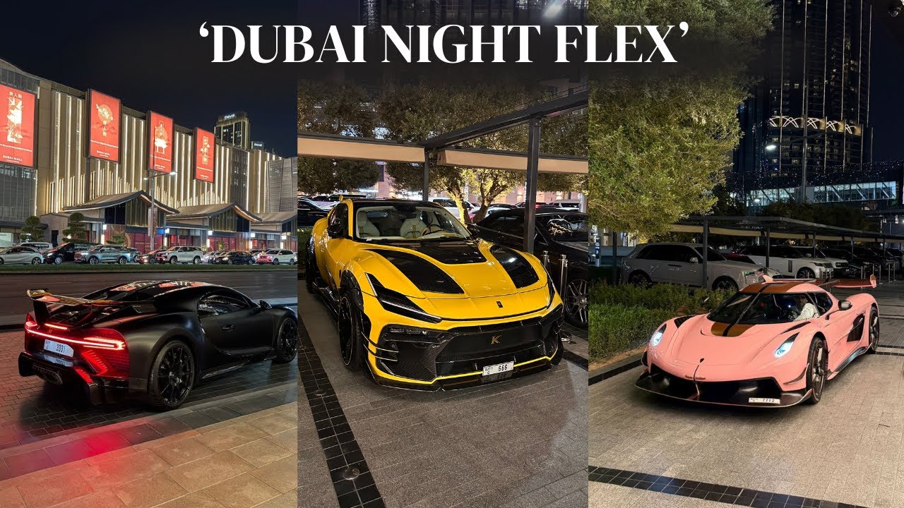 “Dubai’s MOST INSANE Supercars 👀, Billionaire  Night Flex🔥” 
