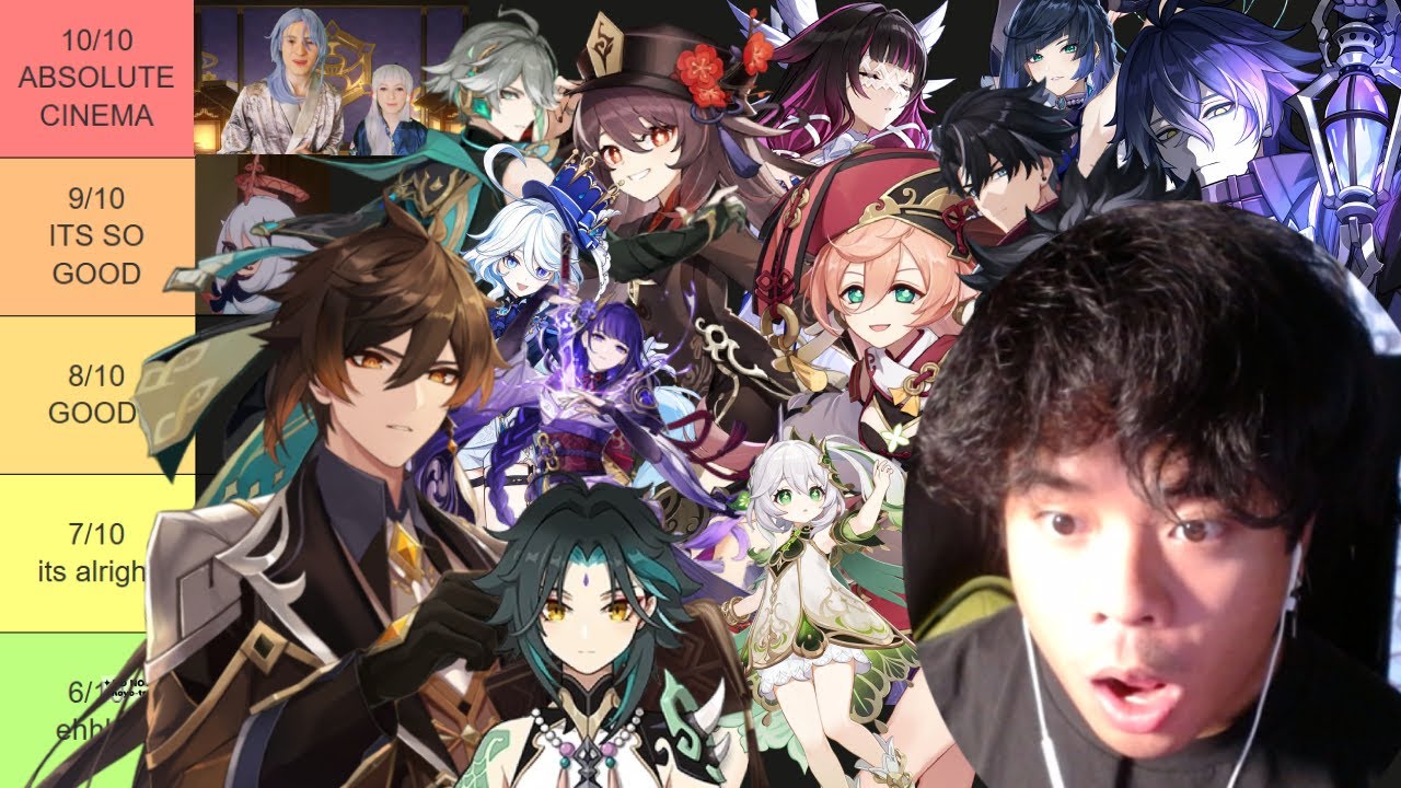 Reacting to EVERY Genshin Impact Character Trailer (and ranking them)