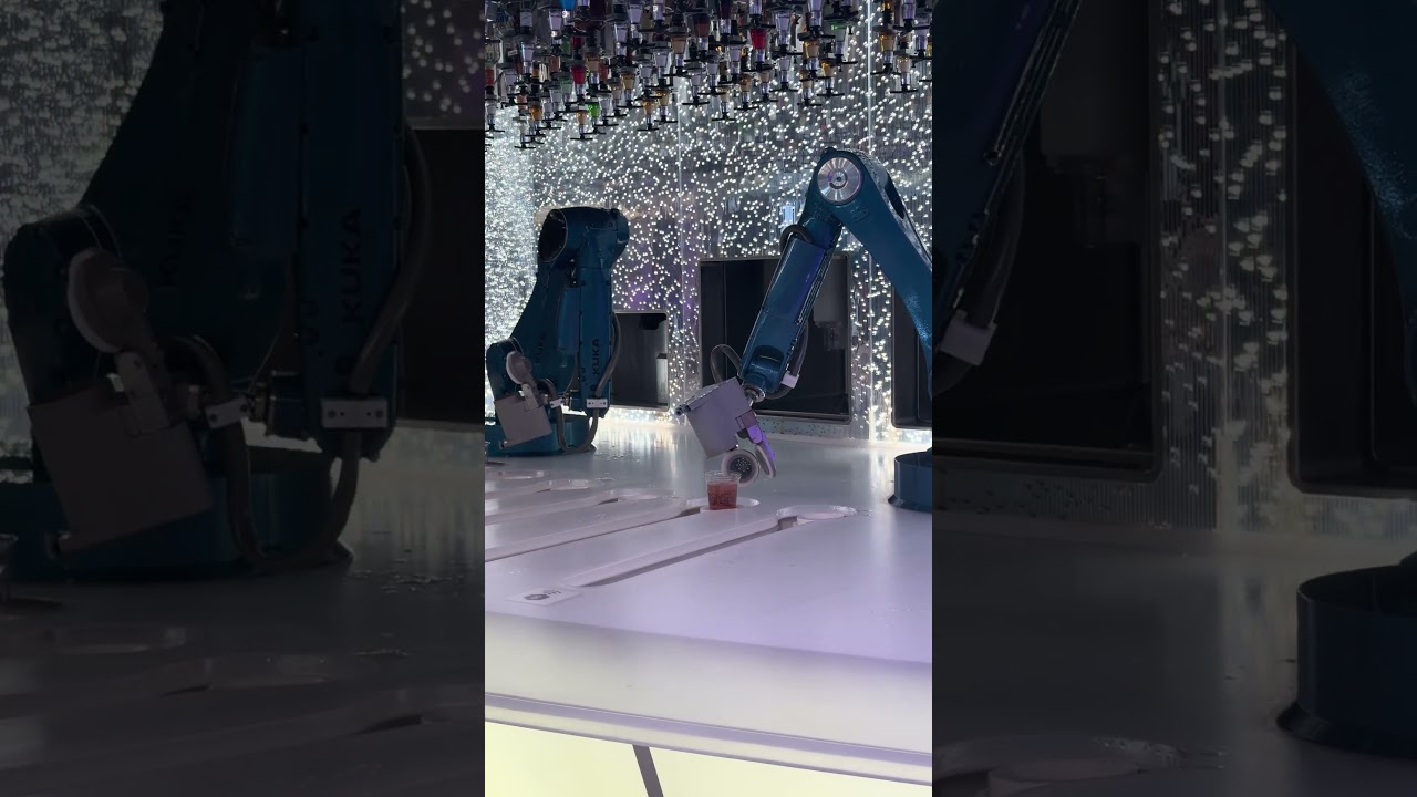 Bionic Bar Gets Every Last Drop lol 😂 wait for the end… #cruise #bars #royal