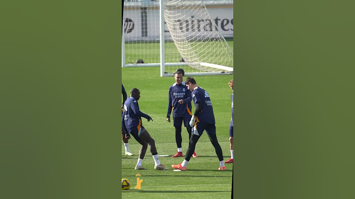 Mbappé ne peut pas s’empêcher de chambrer à l’entraînement du Real Madrid 😁 #football #realmadrid
