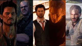 All Boss Fights \& Cinematics in the Uncharted Series