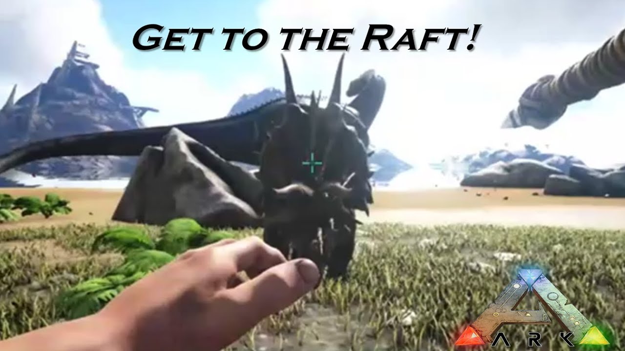 Get to the Raft! - An Ark Olympus Map Adventure - YouTube