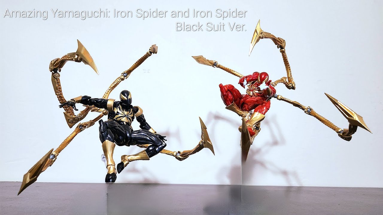 Amazing Yamaguchi: Iron Spider AND Iron Spider Black Suit Ver