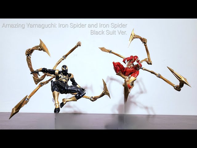 Amazing Yamaguchi: Iron Spider AND Iron Spider Black Suit Ver