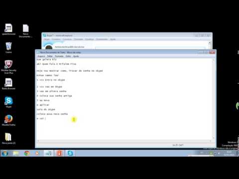 Vídeo: Como Colocar Uma Senha No Skype