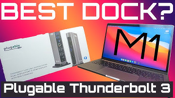ULTIMATE UNBOXING & REVIEW OF Plugable Thunderbolt 3 Docking Station on 2020 M1 Macbook Pro TBT3-UDZ