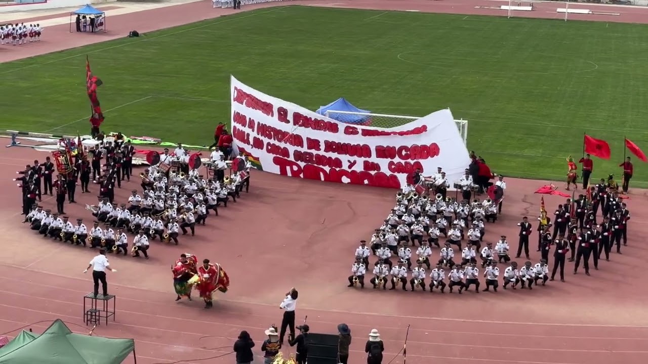🏆2do lugar Col. JUAN MISAEL SARACHO🔴⚫️ concurso departamental de bandas oruro. 2024