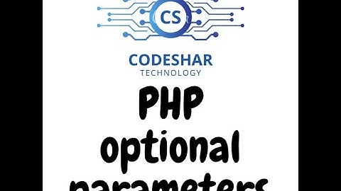 PHP Optional parameter | Laravel | Vue JS | codeshar