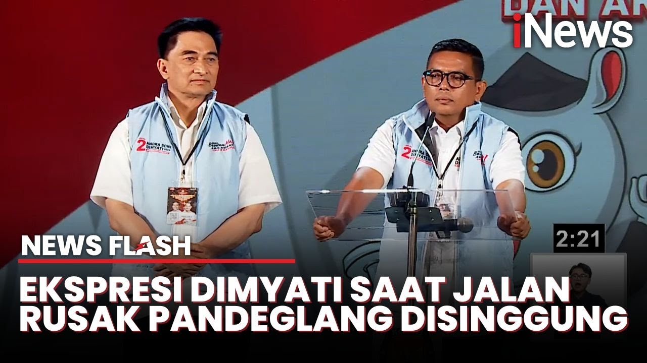 Panas! Airin Sindir Jalan Rusak di Pandeglang pada Debat Pilkada Banten