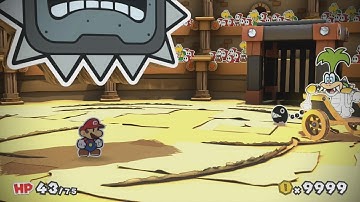 2019 Using the Bone Thing Early During the Iggy Battle in Paper Mario: Color Splash #mario