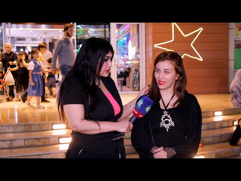 برنامج أحزر مع أية بغداد مول المنصور تقديم أية خليل هنا العراق