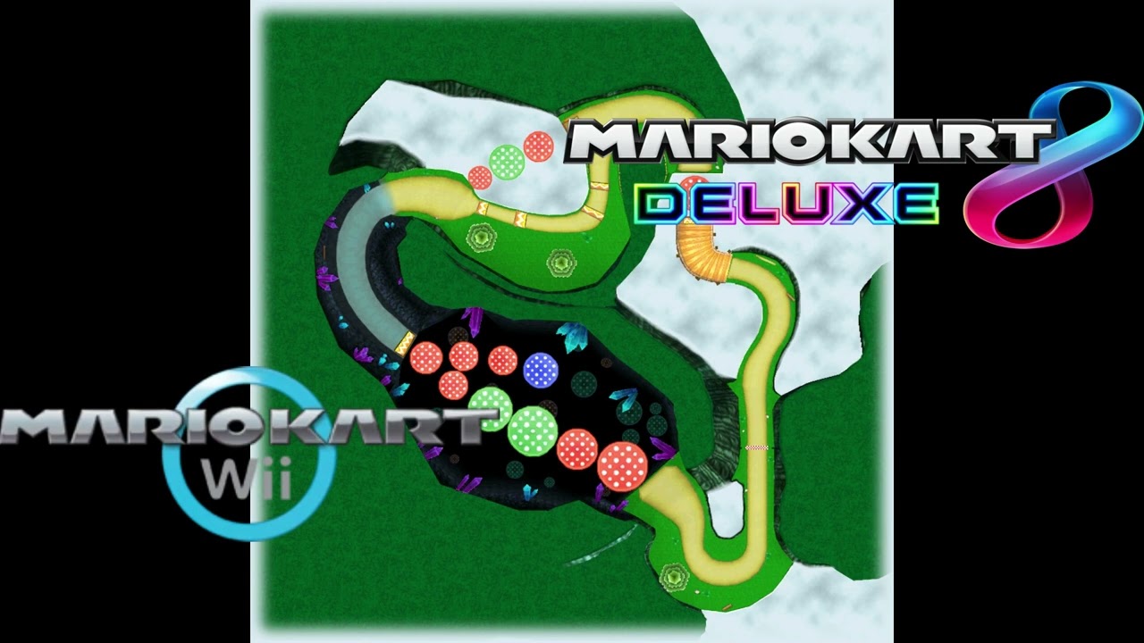 Wii Mushroom Gorge Mashup EXTENDED Mario Kart 8