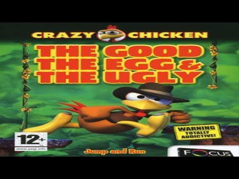 Crazy Chicken: The Good, The Egg & The Ugly - Walkthrough [FULL GAME] HD