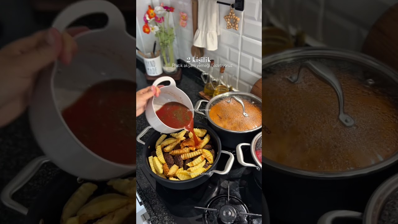 2 kişilik pratik akşam yemeği hazırlıyoruz / İzmir köfte / mercimek çorbası /ayva tatlısı /pilav 2 kişilik pratik akşam yemeği hazırlıyoruz / İzmir köfte / mercimek çorbası /ayva tatlısı /pilav