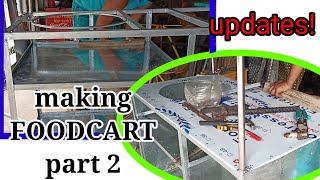 How to make food cart Part 2