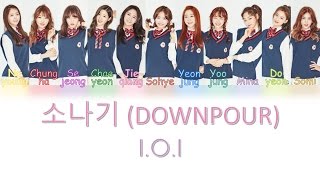 I.O.I - 소나기 (DOWNPOUR) [Color Coded Lyrics] (HAN|ROM|ENG)