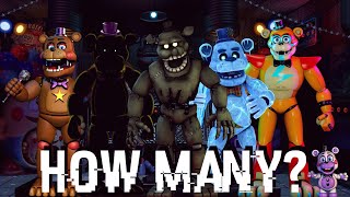 How Many Characters Are There In ALL Of FNAF? (FINALE)