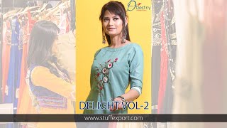 Stuff Export Present Destiny International Delight Vol-2 Rayon Rich Look Art Hand Work Kurti Catalog screenshot 5