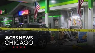 ATM taken during crash-and-grab burglary at BP gas station on Chicago's North Side