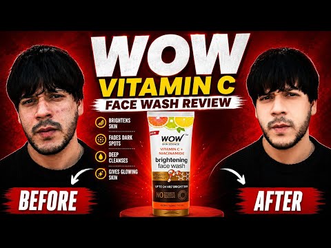 Wow vitamin c face wash HONEST review 2026 in hindi | how to use wow vitamin c face wash 