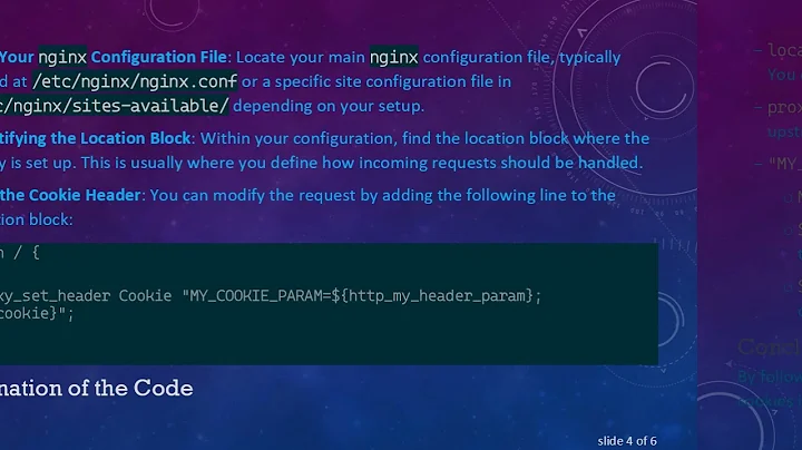How to Add Request Cookies in Your nginx Reverse Proxy Config