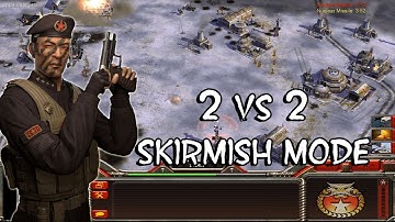 Generals Zero Hour - 2 vs 2 Skirmish - Random Enemies