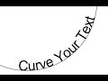 Two Ways to Curve Text with Inkscape