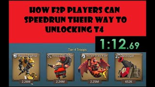 Lords Mobile - 10 tips to get T4 as fast as possible - F2P guide screenshot 2