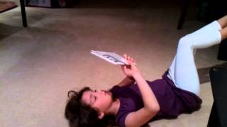 Victoria Vandoros having a tantrum